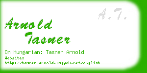 arnold tasner business card